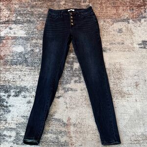 KanCan Women's Midnight Blue Skinny Jeans